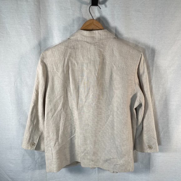 Talbots Petits Linen Blazer - Picture 3 of 7